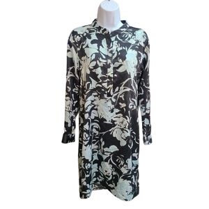 SIMPLY VERA WANG abstract floral dress XS